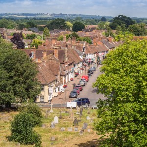 View from church tower       