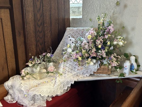 St Philomena – sponsored  & arranged by Margaret Hill & Shirley Goble