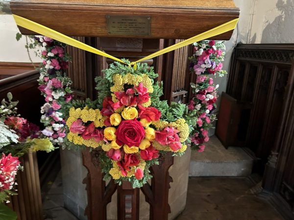 St Cuthbert – sponsored and arranged by Pearl Bingham & Mellony Nichols