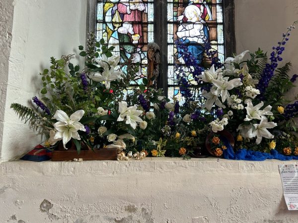 St Mary and St Joseph – sponsored by Headcorn Parish Council, arranged by Sue Christodoulou