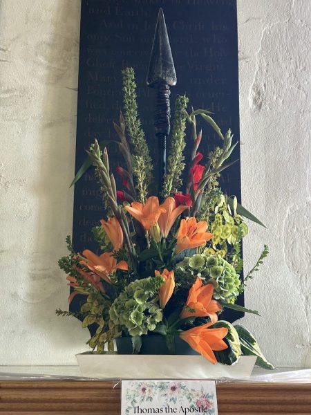 St Thomas the Apostle – sponsored by Headcorn Baptist Church, arranged by Phoebe Haffenden