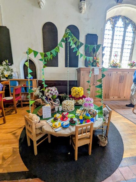 St Peter and St Paul’s Teddy Bear’s Picnic – Arranged and Sponsored by Jane Hatley,                                  Sunbeams and Messy Church